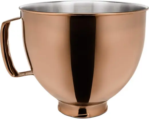 Kitchenaid 4,8 L Stand Mikser İçin Paslanmaz Çelik Kase Parlak Bakır-BDR