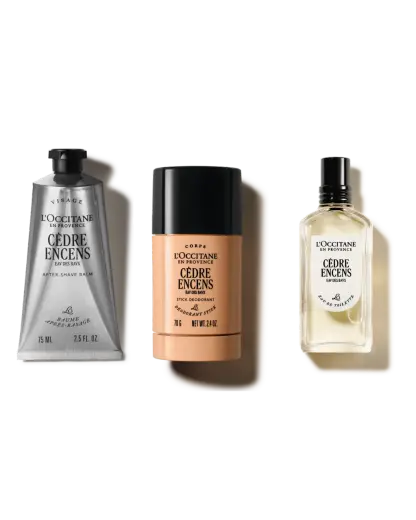 Cèdre Encens (Baux) Perfume Gift Set - Cèdre Encens Parfüm Bakım Hediye Seti