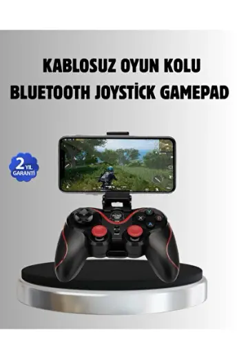 Bluetooth Kablosuz Gamepad TV PC Telefon Uyumluluğu Kolay Bağlantılı