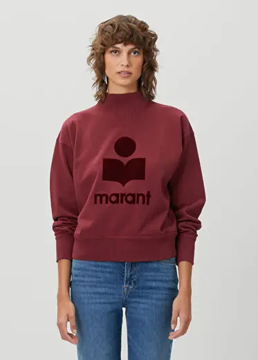 Moby Bordo Logolu Sweatshirt
