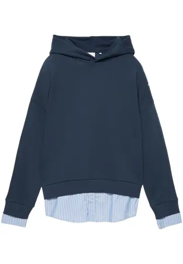 Kapüşonlu kombin sweatshirt Lacivert