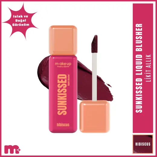Maruderm Make Up Sunkissed Likit Allık Hibiscus