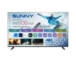 Sunny SN55QUPRL-W02M 4K Ultra HD 55" 140 Ekran Uydu Alıcılı webOS Smart QLED TV 2