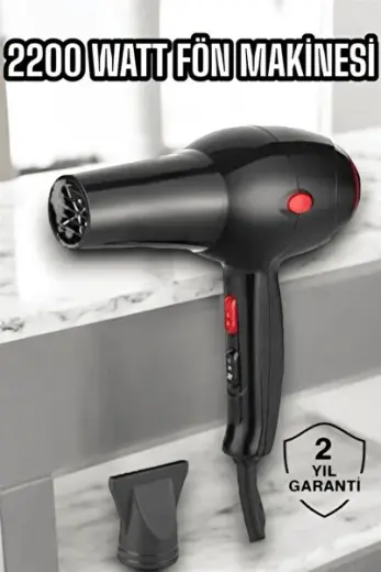 Soğuk ve Sıcak Üfleme Özellikli AC Motorlu Saç Kurutma Makinesi