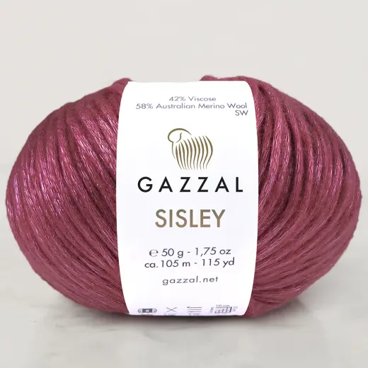 Gazzal Sisley Fuşya El Örgü İpi- 5729