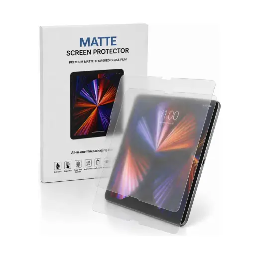 Five-E Samsung Galaxy Tab S9 Fe (10,9 Inc) Kolay Uygulama Aparatlı Mat Temperli 2'li Cam Ekran Koruyucu (Kutulu) - 2 Adet X616 X619