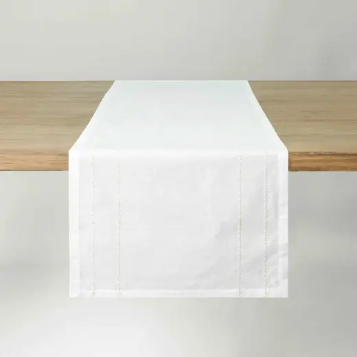 Linens Patrick 45x170 cm Runner Kırık Beyaz