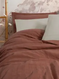 Natura Çift Kişilik Yatak Örtüsü/Pike Takımı Vilo Kiremit 3