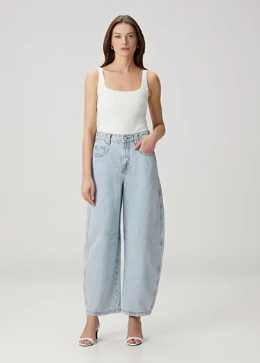 Mavi Barrel Leg Jean Pantolon