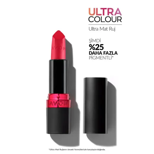 Avon Ultra Mat Ruj 30 Ruby Kiss