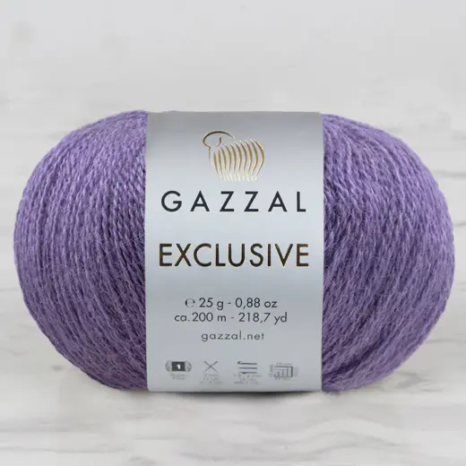 Gazzal Exclusive Lila El Örgü İpi- 9942