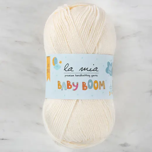 La Mia Baby Boom Krem El Örgü İpi - 25