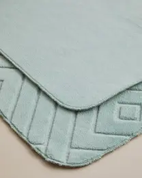Twillow Kaydırmaz Taban Banyo Paspası Seti Su Yeşili 5