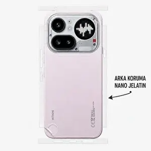 Nothing Phone 4A Pro 360 Derece Arka Hidrojel Film Koruma Body Jelatin