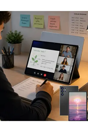 Android Tablet 10.1 HD Ekran 16GB RAM 1TB Depolama WiFi Destekli
