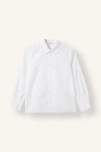 %100 Pamuk Poplin Gömlek Erkek Çocuk