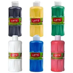 Lets Parmak Boyası 500ml 6lı Set 2