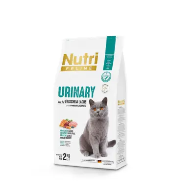 Nutri Feline Urinary Böbrek Sağlığı Destekleyici Somonlu Düşük Tahıllı Yetişkin Kedi Maması 2kg