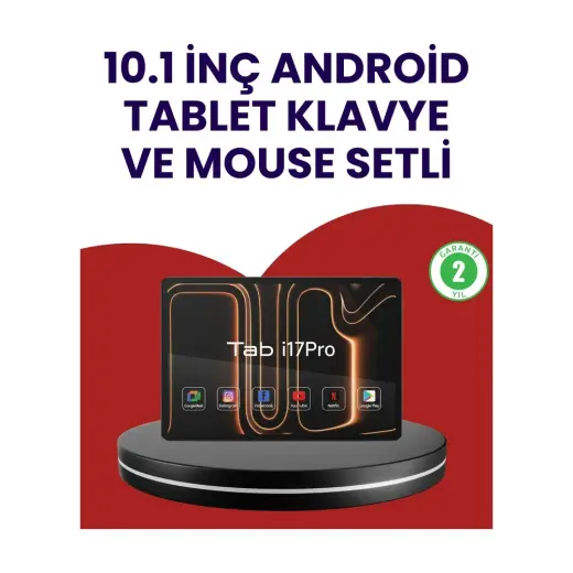 Çetiner Group® 5g Uyumlu Android Tablet 16 GB Ram 1 tb Hafıza Set Halinde