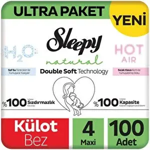 D.S Natural Külot Bez 4 Beden 100 Adet