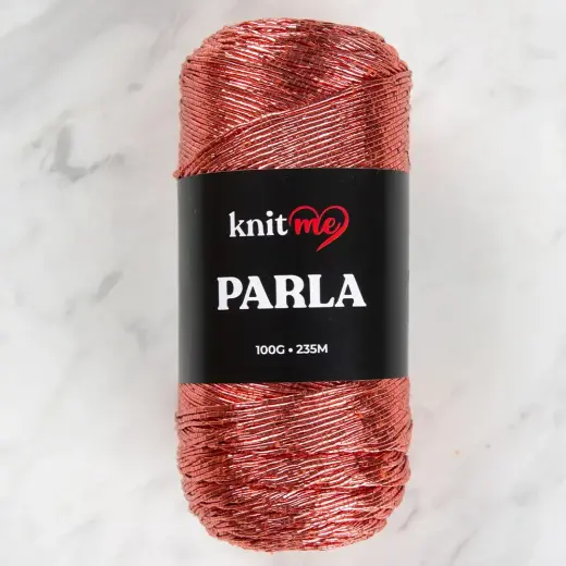 Knitme Parla Bakır Simli Örgü İpi