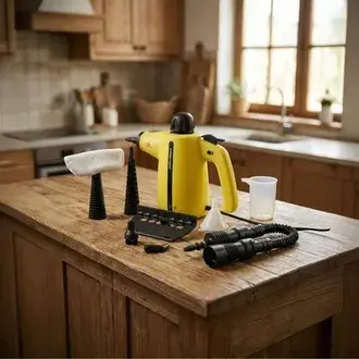 Premier PSC 138 Portatif Basınçlı Buharlı Temizleyici - Sarı - 4 Bar