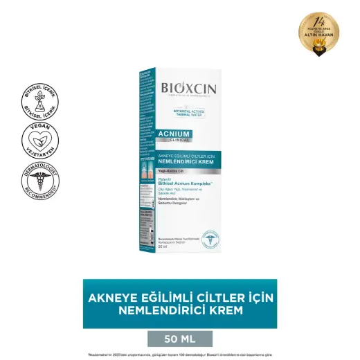 Bioxcin Acnium Nemlendirici Krem 50 ml
