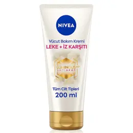 Nivea Luminous Leke ve İz Karşıtı Nemlendirici Vücut Bakım Kremi 200 ml 2