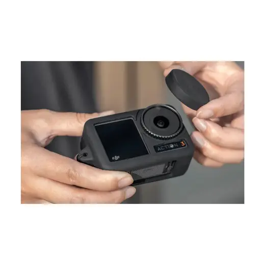 Mettzchrom Dji Osmo Action 3 Dji Osmo Action 4 Uyumlu Silikon Kılıf Koruma Kılıfı Soft Case
