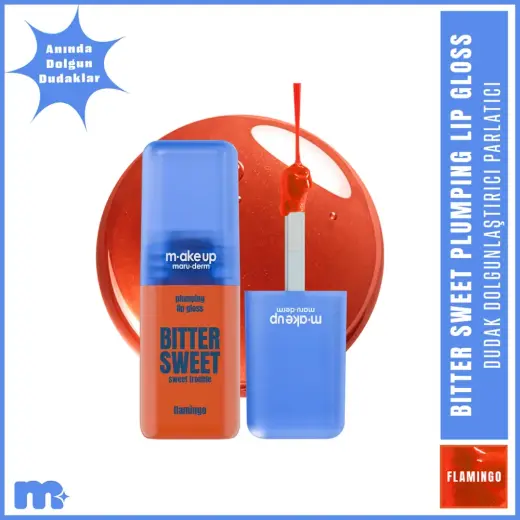 Maruderm Make Up Dolgunlaştırıcı Bitter Sweet Dudak Parlatıcısı Flamingo