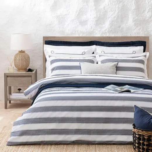 Wave %100 Pamuk King Size Nevresim Seti 230X220 Cm Beyaz