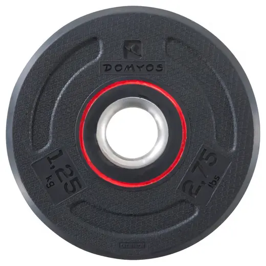 Kauçuk Ağırlık Plakası - 1,25 Kg - 28 Mm Sap