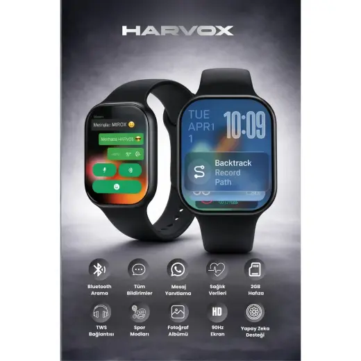Harvox 11 Pro+ Akıllı Saat Iphone ve Android Tüm Telefonlara