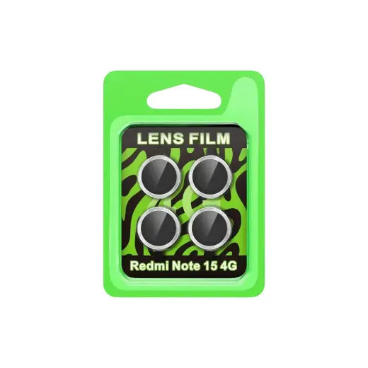 Newface Xiaomi Redmi Note 15 4g Raze Metal Kamera Lens - Gümüş