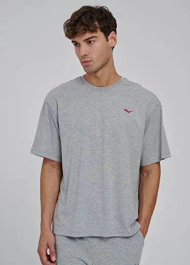 Ever Classics 2.0 Comfort Gri Kısa Kollu Erkek T-Shirt