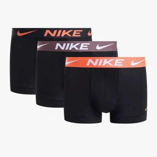 Nike Trunk 3lü Erkek Siyah Boxer