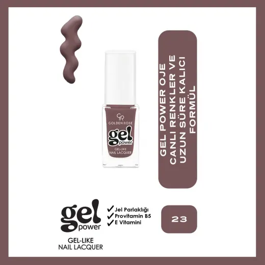 Golden Rose Power Gel Like Nail Oje No: 23