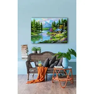 Mgi Design Manzara Kanvas Tablo | Modern Duvar Dekoru | Salon, Yatak Odası Ve Ofis İçin | Sanatsal Ev Dekorasyonu 70x100 cm
