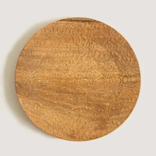 Carve Ahşap Dekoratif Tabak YEŞİL
