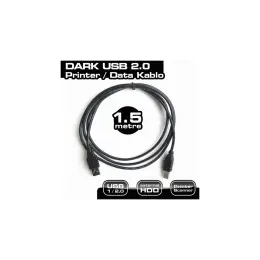 Dark 1.5m USB 2.0 Printer Kablosu (USB B Tipi) (DK-CB-USB2PRNL150) 3