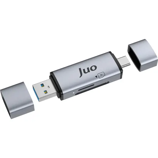 Juo USB 3.2 Type-C ve Usb-A Otg Sd / Micro Sd Hafıza Kart Okuyucu
