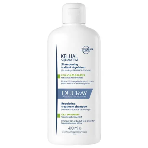 Kelual Squanorm Yağlı Saçlar için Kepek Karşıtı Şampuan 400 ml