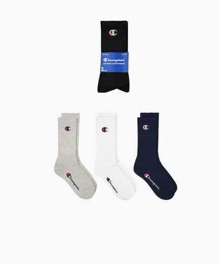 Champion Nos Socks Crew Socks 3lü Paket