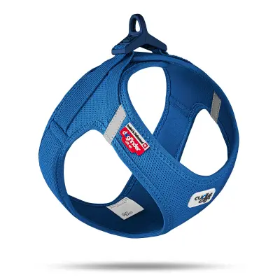 Curli Vest Harness Köpek Göğüs Tasması 30,2x33,8cm (Mavi) [XXS]