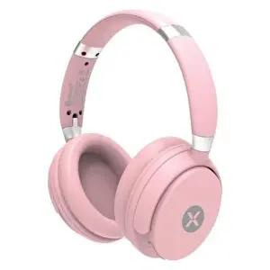 Dexim SC-301 DBT004-P Kablosuz Pembe Gümüş Bluetooth Kulak Üstü Kulaklık