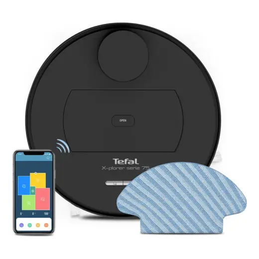 Tefal RG7675 X-Plorer Serie 75 Mop Özellikli Akıllı Robot Süpürge Evcil Hayvan Dostu - 2211400962