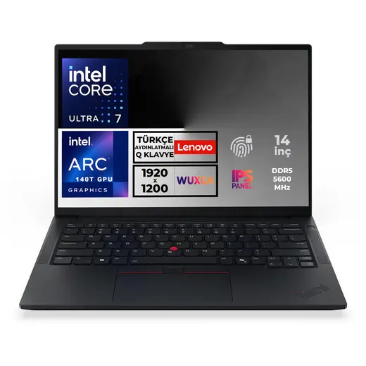 Lenovo ThinkPad E14 G7 Ultra 7 255H 32 GB 512 GB SSD 14" WUXGA Freedos Notebook 21SX007CTX 002