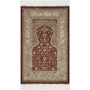 Cool Halı Prayer 01 Kırmızı Seccade Kalın Namaz Halısı Çeyizlik Gelin Damat Çift bohça seccade