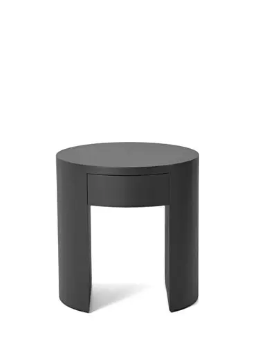 Moon Siyah MDF Komodin