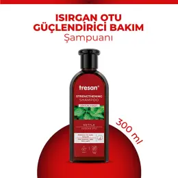 Tresan Dökülme Karşıtı Isırgan Otu Güçlendirici Bakım Şampuanı Normal ve Kuru Saçlar 300 ml 1